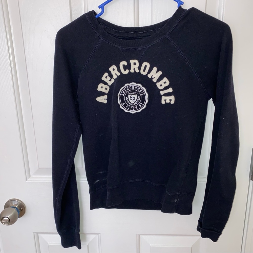 Abercrombie Sweater Navy Blue - XS